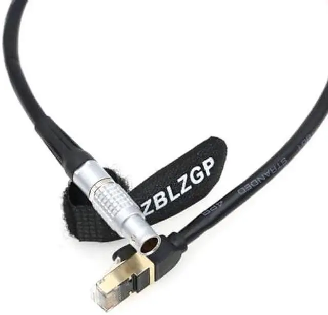 Alt view image 3 of 5 - ZBLZGP Cat5e Ethernet Cable to Teradek COLR 1B 10 Pin RJ45 Ethernet Cable for ARRI Alexa Mini/XT/SXT/Alexa Mini LF Cameras 45cm