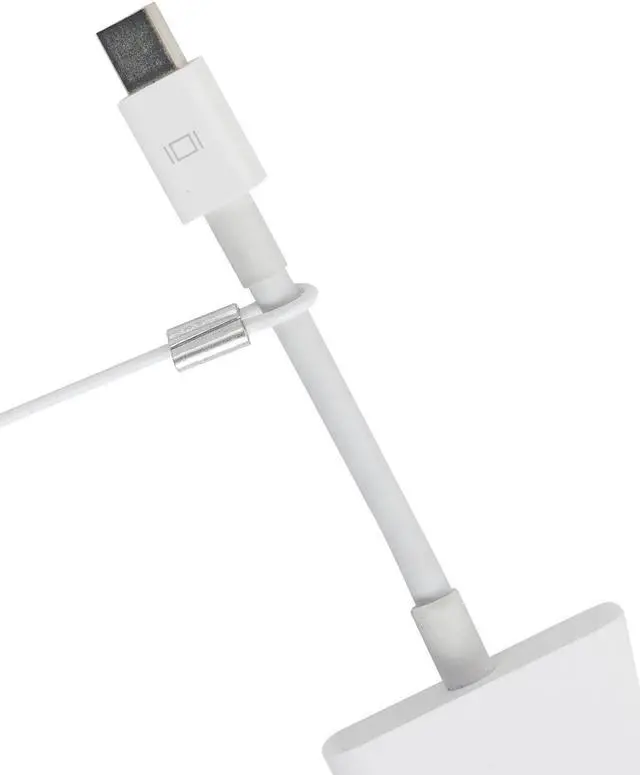 Alt view image 3 of 5 - TetherTies Cable Organization, DIY Tether Kit - Customizable Cable Tethers for Computers, Adapters & Dongles - Easy Self Installation Tether Cables with Free Crimping Tool (White 60 Pk, 12 inch)