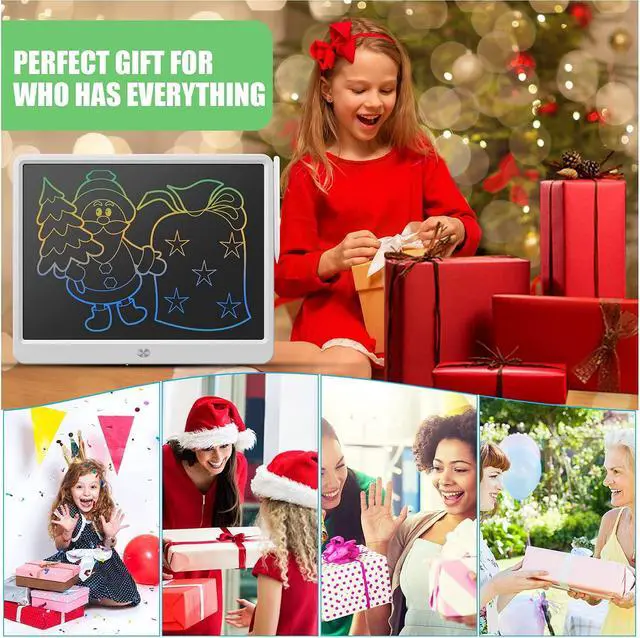 Alt view image 5 of 5 - TEKFUN Gift Ideas for Everyone, 15inch LCD Writing Tablet Drawing Board, Teen Girl Boy Gifts Age 10 and Up, Home and Office Message Board Erasable Writing Tablet for Business Meeting