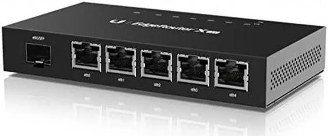 Main image of Ubiquiti Edgerouter X SFP - Router - Desktop - Black (ER-X-SFP)