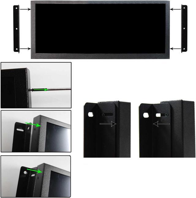 Alt view image 5 of 5 - VSDISPLAY 12.3 inch 12.3'' 1920x720 600nit IPS Portable LCD Monitor VS123ZJ01A,with USB VGA Video Port,Dual Speakers, as DIY Stretched Bar Display