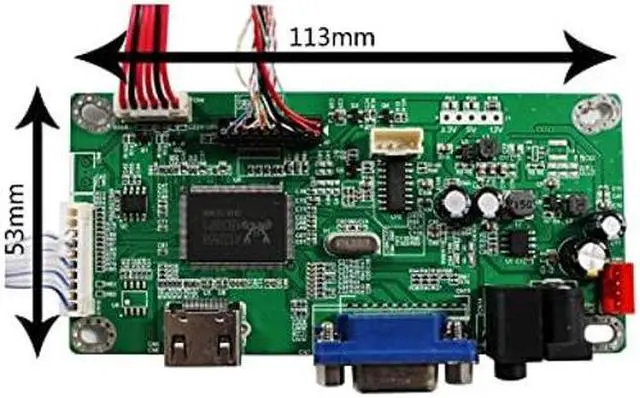 Alt view image 5 of 5 - VSDISPLAY VGA Controller Board eDP for 27" 2560x1440 2K LM270WQ1-SDE3 36 pin WLED LCD Screen