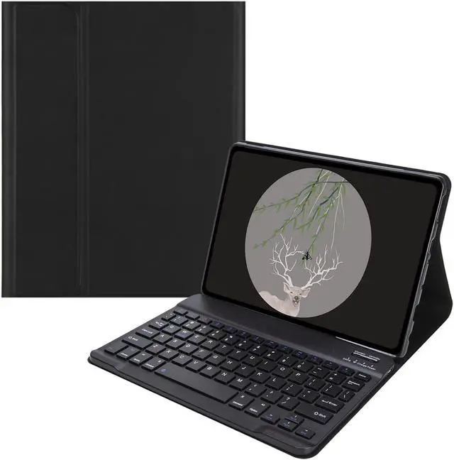 Main image of GOOVEN Keyboard case for Fire HD 10 /Fire HD 10 Plus (11th Generation 2021 Released) Magnetic Detachable Bluetooth Wireless Keyboard Cover Ultra-Thin Slim Smart Color keycap (Black)