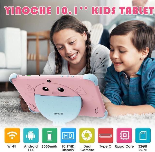 Alt view image 2 of 5 - YINOCHE Kids Tablet 10 inch, Android Toddler Tablet for Kids with Case, Dual Cameras, Parental Control,Pre-intalled Apps, 32GB (512TB TF Card Expandable),Great Gift for Toddlers and Children (Pink)