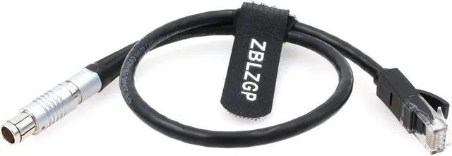 Alt view image 4 of 5 - ZBLZGP Fisher 8-pin Male to Ethernet RJ45 PC Data Transfer Ultrahigh-Speed Cable for Phantom VEO S 4K Camera (1M)