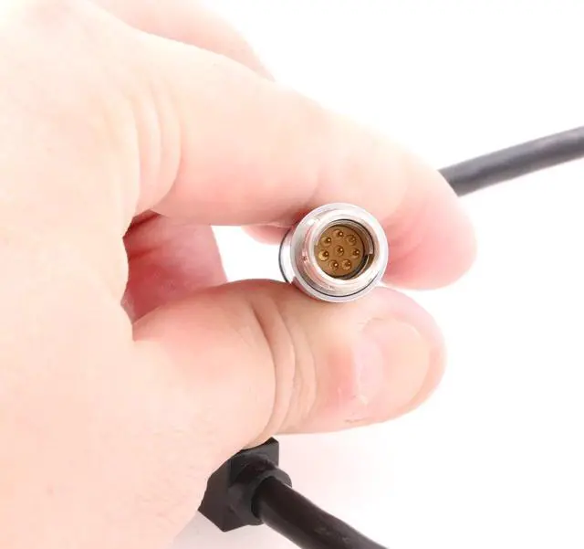 Alt view image 3 of 5 - ZBLZGP Fisher 8-pin Male to Ethernet RJ45 PC Data Transfer Ultrahigh-Speed Cable for Phantom VEO S 4K Camera (1M)