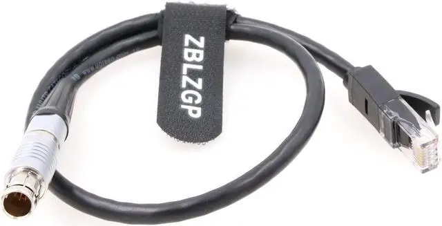 Alt view image 5 of 5 - ZBLZGP Fisher 8-pin Male to Ethernet RJ45 PC Data Transfer Ultrahigh-Speed Cable for Phantom VEO S 4K Camera (1M)