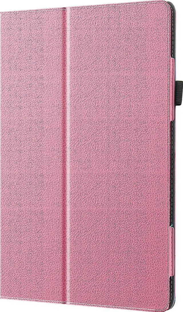 Alt view image 2 of 5 - SaharaCase Bi-Fold Folio Case for Apple iPad 10.2 Inch (9th Generation 2021) [Shockproof Bumper] Rugged Protection Antislip Leather Kickstand (Pink)