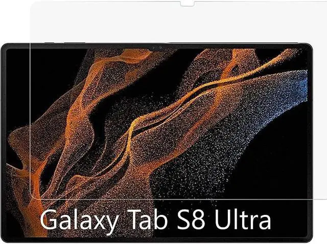 Main image of SaharaCase - ZeroDamage Ultra Strong Tempered Glass Screen Protector for Samsung Galaxy Tab S8 Ultra (14.6 Inch) - Ultra Strong Anti Scratch/Fingerprint Bubble Free 9H Hardness - Clear