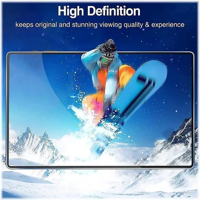 Alt view image 5 of 5 - SaharaCase - ZeroDamage Ultra Strong Tempered Glass Screen Protector for Samsung Galaxy Tab S8 Ultra (14.6 Inch) - Ultra Strong Anti Scratch/Fingerprint Bubble Free 9H Hardness - Clear
