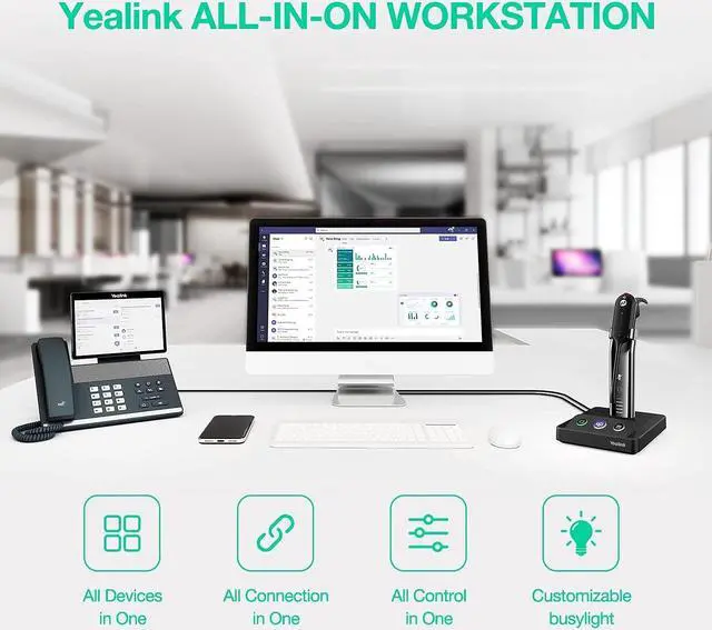 Alt view image 4 of 5 - Yealink WH67 Headset