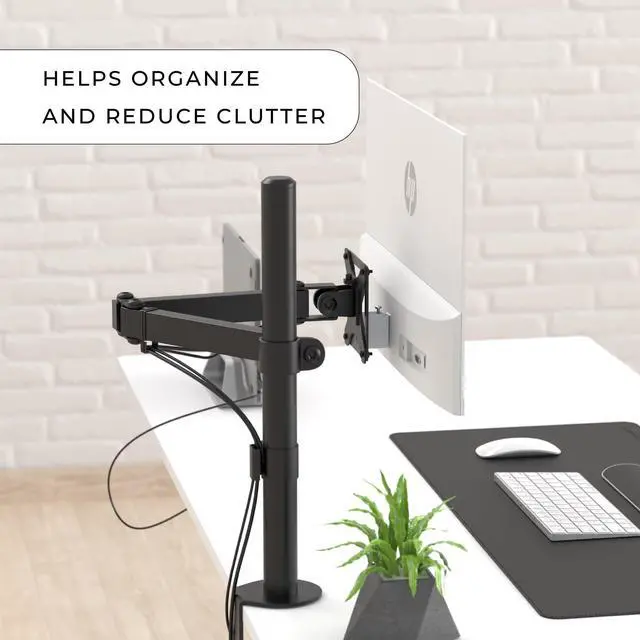 Alt view image 5 of 5 - HumanCentric VESA Mount Adapter Compatible with HP M Series and 5 Series Monitors M22f M24f M24fd M24fw M24fwa M27f M27fd M27fq M27fw M27fwa and M32f 524sa 524sw 524sf 527sa 527sw 527sf and 532sf