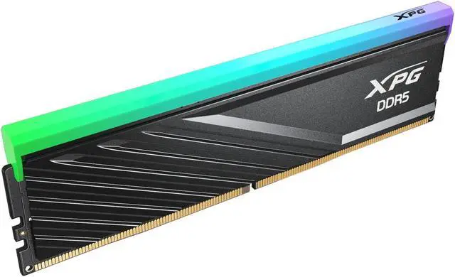 Alt view image 3 of 4 - XPG Lancer Blade RBG DDR5 6000MHz CL30 32GB (2x16GB) PC5-48000 RAM 288-Pins UDIMM Desktop Memory Kit Black Heatsink(AX5U6000C3016G-DTLABRBK)
