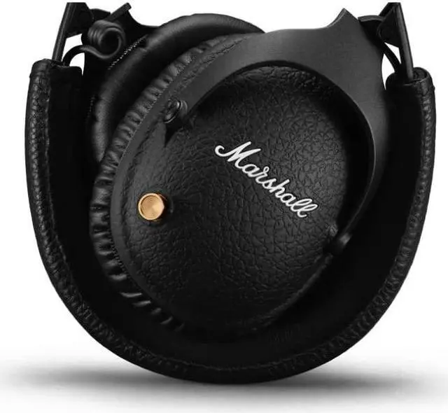 Alt view image 4 of 5 - Marshall Monitor II Active Noise Canceling Over-Ear Bluetooth Headphone, Black