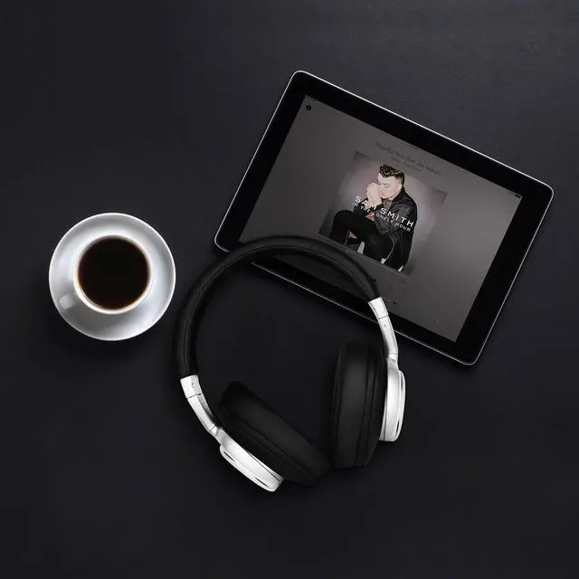 Alt view image 5 of 5 - AO Bluetooth Headphones Wireless with Active Noise Cancelling Technology (Updated) - M6 (Black)