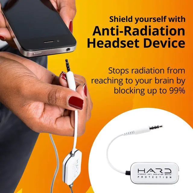 Alt view image 3 of 5 - Shield Your Body Headset Anti Radiation Device, EMF Blocker Wire Headphone Accessory, Functional Air Tube Alternative with Improved Audio Quality, Compatible with 5G Devices and 3.5mm Headphones