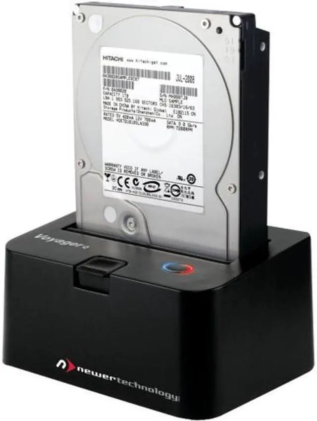 Main image of NewerTech Voyager S3, 0GB Drive Dock Enclosure, USB 3.0 Interface, SATA 6Gb/s, (NWTU3S3HD), For hot-swapping 2.5 and 3.5 inch drives