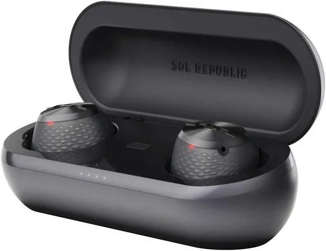 Alt view image 3 of 5 - SOL REPUBLIC Amps Air + Earbuds, Black