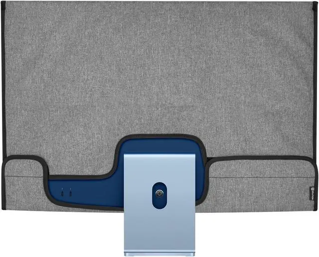 Alt view image 2 of 5 - CaSZLUTION Monitor Dust Cover Compatible with iMac 24 inch 2021/2023/2024 All in one Desktop Computer - Oxford Fabric Monitor Dust Cover Case Protective Screen Sleeve for iMac 24", Gray
