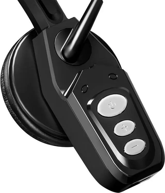 Alt view image 2 of 5 - Conambo Bluetooth Trucker Headset, Wireless BluetoothV5.0 Headphones with Noise Cancelling Mic & USB-A Dongle, 16Hrs HD Talktime and On-Ear Headset for Truck Driver Work Call Center Office Computer