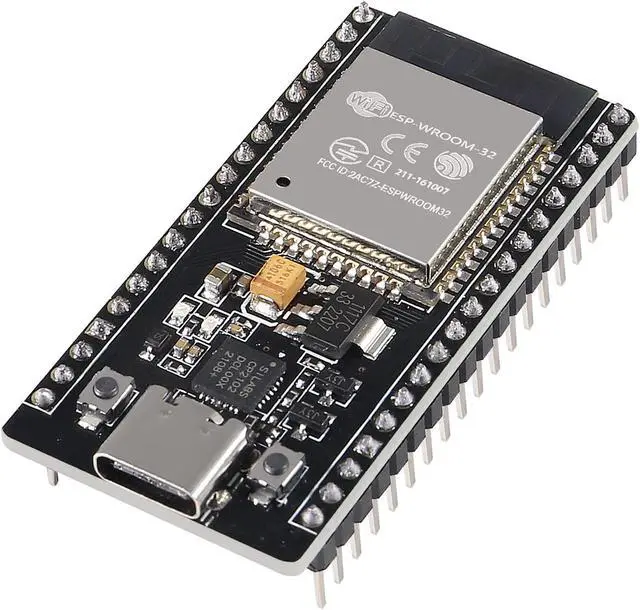 Alt view image 5 of 5 - 4Pcs ESP32 Development Board CP2102 Chip 38Pin Narrow Version WiFi + Bluetooth Microcontroller Dual Cores ESP-32 ESP-32D Board ESP-WROOM-32 2 in 1 Dual Core Low Power Consumption USB C Type C