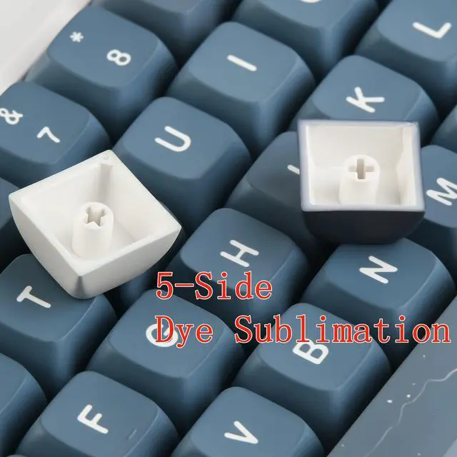 Alt view image 4 of 5 - surmen PBT Keycaps XDA Keycaps Dye-Sublimation 60% Custom Keycaps 60 Percent for Cherry MX Switches Mechanical Keyboard(Apollo)