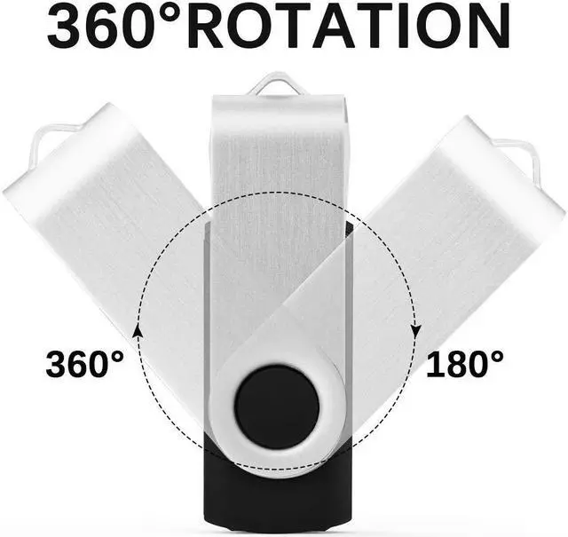 Alt view image 3 of 5 - KEXIN 16GB Flash Drive 10 Pack Bulk Thumb Drive Memory Stick for Data Storage, Black