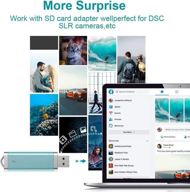 Alt view image 2 of 5 - KEXIN 10 Pack 8GB Flash Drive USB Drive Thumb Drive 8 GB USB Flash Drive Jump Drive 8G Flash Drives Photo Memory Stick Pen Drive Zip Drive Coloful