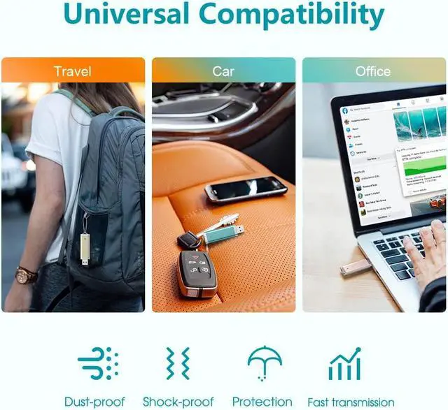 Alt view image 4 of 5 - KEXIN 10 Pack 8GB Flash Drive USB Drive Thumb Drive 8 GB USB Flash Drive Jump Drive 8G Flash Drives Photo Memory Stick Pen Drive Zip Drive Coloful