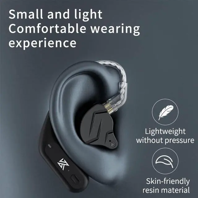 Alt view image 4 of 5 - KZ AZ09 Bluetooth 5.4 Module Wireless Waterproof Ear Hook Extra Long Battery Life Bluetooth Cable for KZ ZST/ZSTX/ZS10/AS06/AS10/BA10/ZSR/ES4 (B pin)