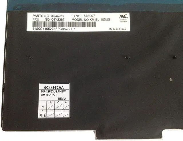 Alt view image 3 of 3 - aGood Original US Layout Non-Backlit Laptop Keyboard for ThinkPad E531 T540 T540P T550 L540 W540 W550S W550 W541 Series Competible 04Y2348 04Y2426 04Y2387 04Y2465 04Y2348 04Y2652 0C45217