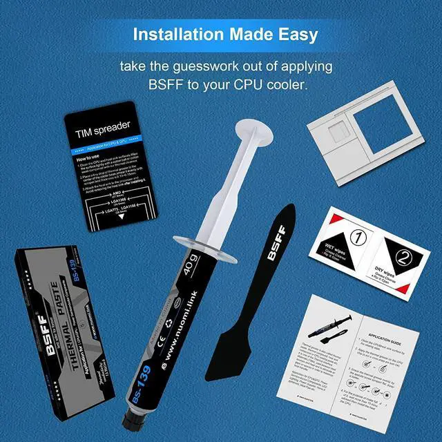 Alt view image 2 of 5 - BSFF Thermal Paste, 40g with 4 Toolkit