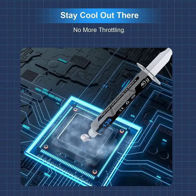 Alt view image 4 of 5 - BSFF Thermal Paste, 40g with 4 Toolkit