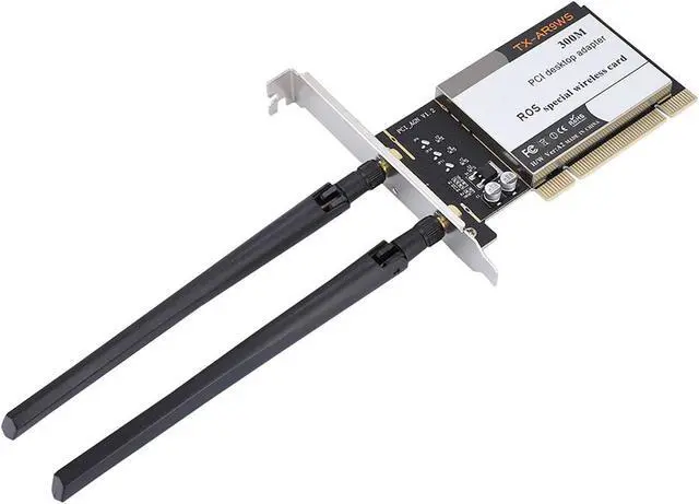 Alt view image 4 of 5 - ASHATA PCI Network Card, Card AR9220 300M PCI Desktop PC Dual-Band 2.4/5GHz Network Card,Desktop PC Network Card for XP,Windows 7, 8