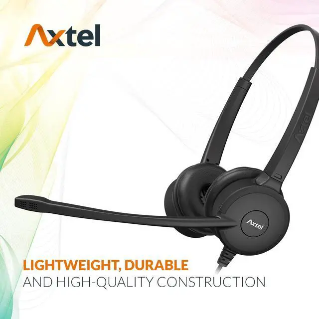 Alt view image 4 of 5 - Axtel Bundle Prime Duo with AXC-02 Cable | Noise Cancellation - Compatible with Grandstream GXP1600, GXP1700, GXP2100, GRP2600 Series Phones