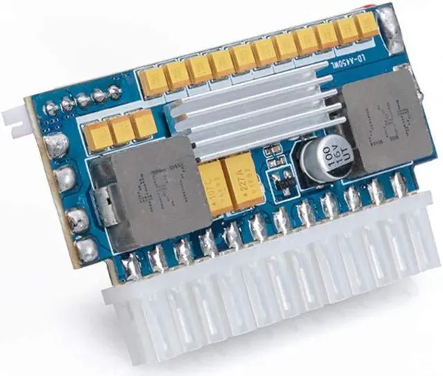 Main image of RGEEK 24-Pin ATX PSU - 12V DC Input, 450W Peak Output, Mini ITX PC Power Supply