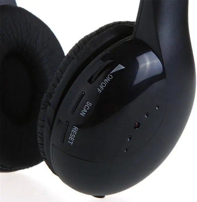 Alt view image 5 of 5 - SmartEra HiFi Wireless RF Headphones for FM Radio,Monitor,MP3,PC,TV,Audio Mobile Phones