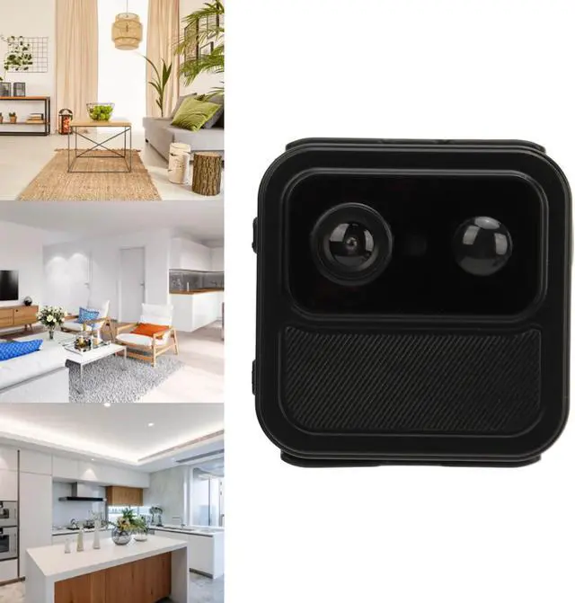 Alt view image 3 of 5 - WiFi Spy Hidden Camera Mini Wireless Portable Nanny Cam, Home Security Camera with Night Vision, Motion Detection, Phone APP, for Home Apartment Car Office