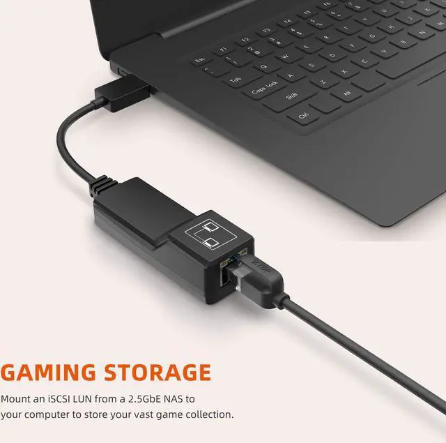 Alt view image 2 of 5 - DriverGenius USB to 2.5G Ethernet Adapter, USB 3.0 Type A to 2.5 Gigabit RJ45 Network LAN Adapter - Compatible for Windows 11, macOS 14 Sonoma(CUG025)