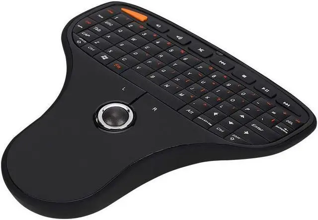 Alt view image 3 of 5 - FOSA Mini USB QWERTY Keyboard 2 in 1 Trackball Multimedia Ultra Light Design for TV Computer for 2000, XP, Vista and for 7