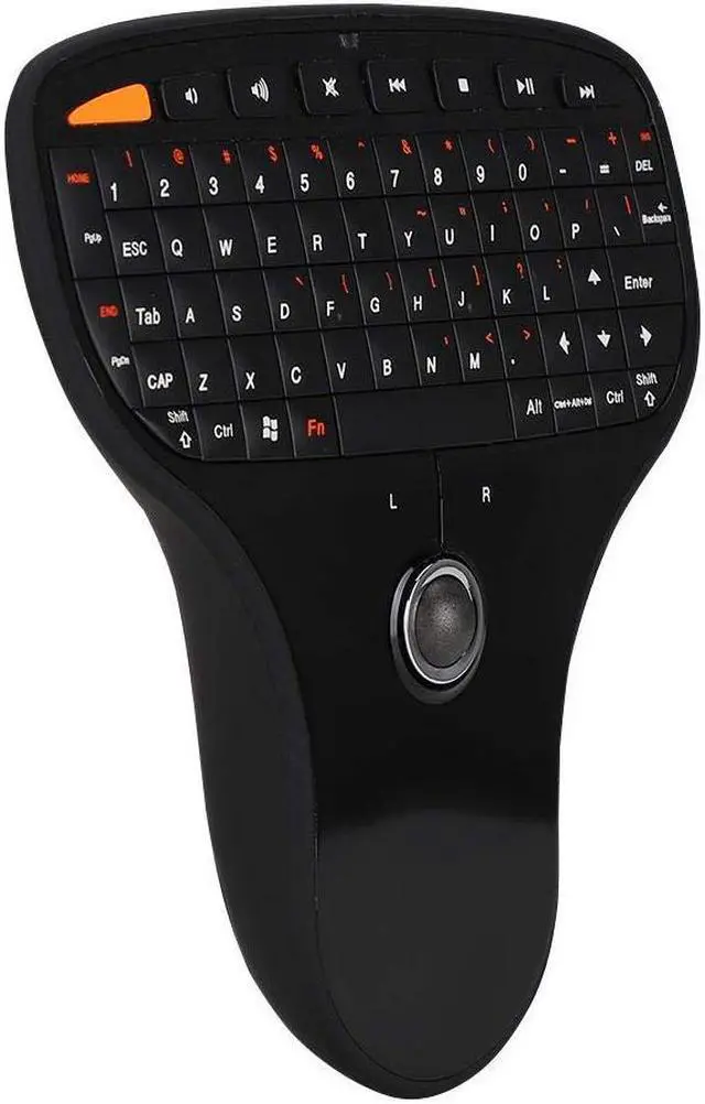 Alt view image 2 of 5 - FOSA Mini USB QWERTY Keyboard 2 in 1 Trackball Multimedia Ultra Light Design for TV Computer for 2000, XP, Vista and for 7