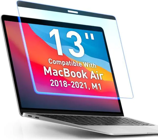 Main image of VINTEZ Magnetic Blue Light Screen Protector Compatible With MacBook Air 13" 2018, 2019, 2020, 2021, M1 Anti Blue Light Blocking Filter for Laptop