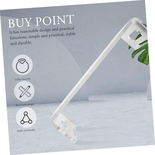 Alt view image 5 of 5 - Computer Monitor Stand for Desk - Computer Stand Laptop Monitor Mount PC Stand Desk Laptop Stand Desk Monitor Riser Rack Computer Elevated Shelf