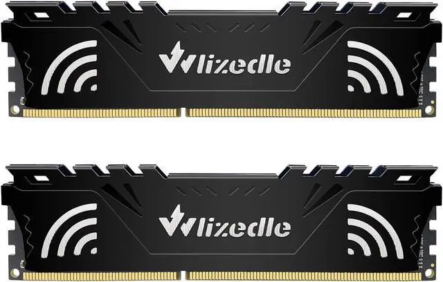 Main image of Wlizedle DDR3 RAM 16GB Kit (2x8GB) 1333MHz CL9 UDIMM, Desktop Memory Module PC3-10600 240-Pin 1.5V 2Rx8 Dual Rank Non-ECC Unbuffered PC Computer RAM Stick Upgrade - Black