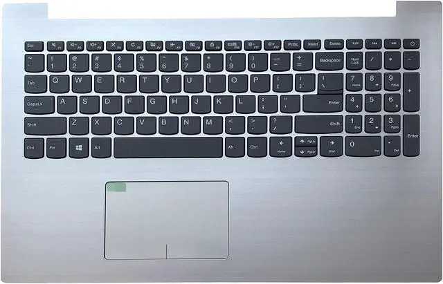 Main image of Wzqrps Replacement for Lenovo IdeaPad 320-15 320-15IKB 330-15AST 320-15IAP 320-15ABR Laptop Upper Case Palmrest Keyboard Touchpad Assembly Part 5CB0N86311 80XS0024US SN20M63090 Top Cover Sliver