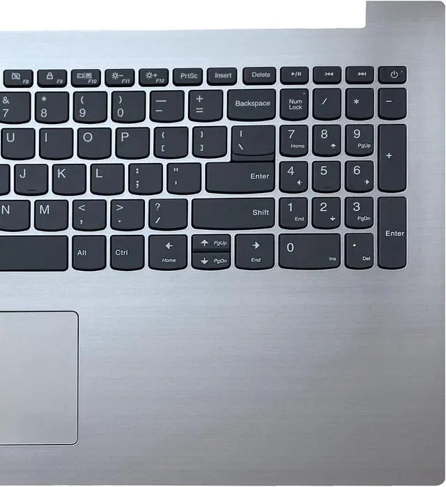 Alt view image 4 of 4 - Wzqrps Replacement for Lenovo IdeaPad 320-15 320-15IKB 330-15AST 320-15IAP 320-15ABR Laptop Upper Case Palmrest Keyboard Touchpad Assembly Part 5CB0N86311 80XS0024US SN20M63090 Top Cover Sliver