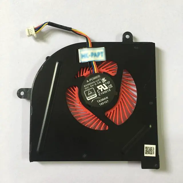 Alt view image 3 of 5 - HK-part Fan Replacement for MSI GS63VR Series GS63VR 6RF GS63VR 7RF GS63VR Stealth Pro MS-16K2 MS-17B1 BS5005HS-U2L1 BS5005HS-U2F1 Gpu CPU Cooling Fan
