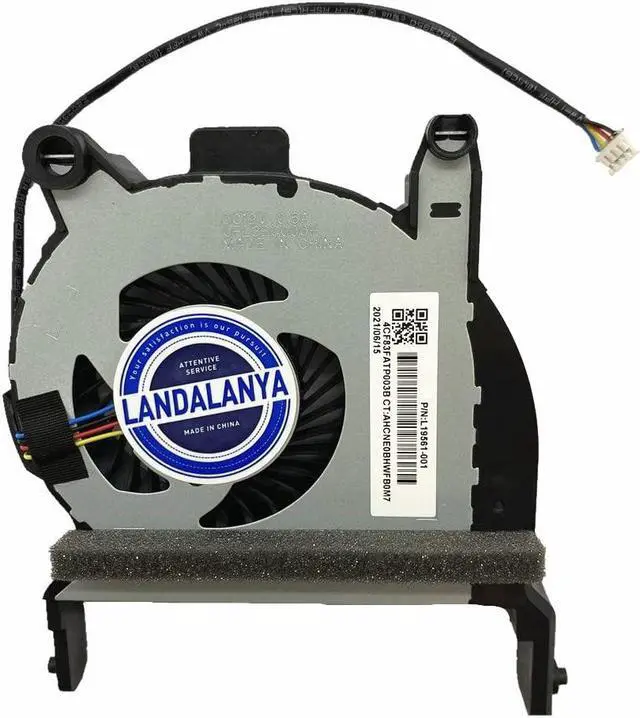 Alt view image 2 of 3 - LANDALANYA Fan for HP Elitedesk 800 G4 800 G5 705 G4 705 G5 ProDesk 400 G4 405 G4 405 G5 400 G5 400G6 600 G4 600 G5 Desktop Mini DM Series L19561-001 FL3B DC12V Fan2 Fans Include in The Package
