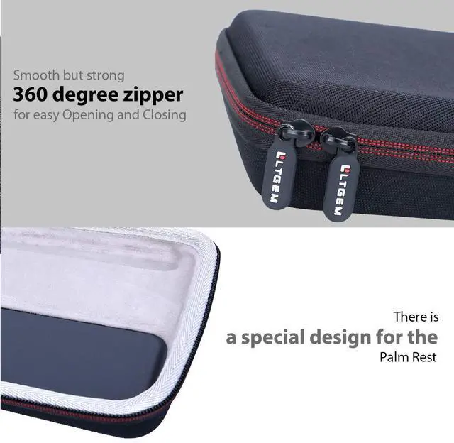 Alt view image 5 of 5 - LTGEM Case Compatible with Logitech MX Keys S/MX Mechanical/MX Keys Wireless Keyboard(Inside: 17.1"x6"x1.1"), Case Only