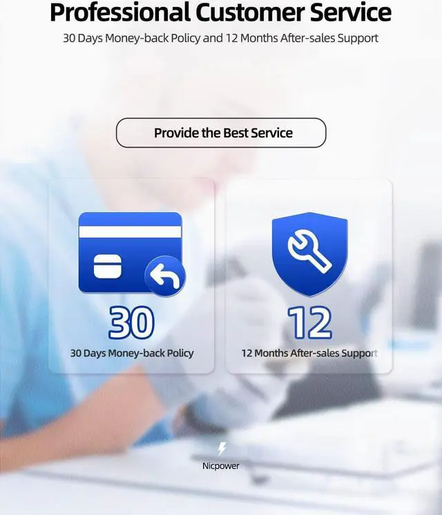 Alt view image 4 of 5 - 120W Charger Fit for Inogen One G1 G2 G3 G4 G5-10Ft Extended Sturdy Power Cord, Oxygen Concentrator BA-301 BA-302 BA-303 BA-107 BA-106 BA-207 BA-503 BA-401 BA-403 BA-307 BA-306